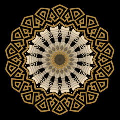 Tribal ethnic style colorful mandala pattern. Greek ornamental vector background. Geometric greek key, meanders backdrop. Decorative abstract floral ornaments. Flower. Modern design. Decoration