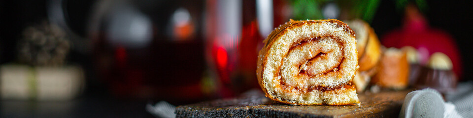 christmas roll biscuit pastry home sweet baked cake dessert festive table new year serving
healthy meal snack gift tasty top view copy space food background rustic