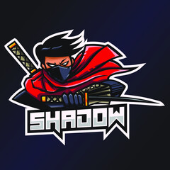 Shadow Esports Logo. Ninja Logo. Esport Team Logo. Streamer Gaming Logo. Gaming Creator House Illustrator. Streamer Emblem. Ninja Illustrator. Gaming Mascot. Game Content Symbol.