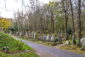 Naklejka premium Highgate Cemetery - London, UK