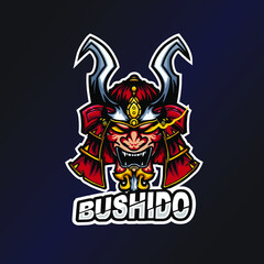 Bushido Esports Logo. Samurai Logo. Esport Team Logo. Streamer Gaming Logo. Gaming Creator House Illustrator. Streamer Emblem. Samurai Helmet Illustrator. Gaming Mascot. Game Content Symbol.