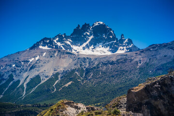Fototapeta premium Cerro Castillo at Carretera Austral, Patagonia - Chile.