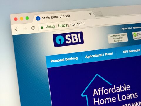 Mumbai, India - May 19, 2018: Website Of State Bank Of India (SBI) Is An Indian Multinational, Public Sector Banking And Financial Services Company