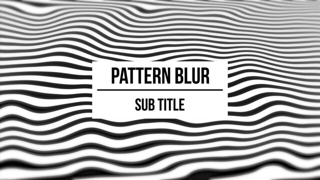 Pattern Blur Background Title