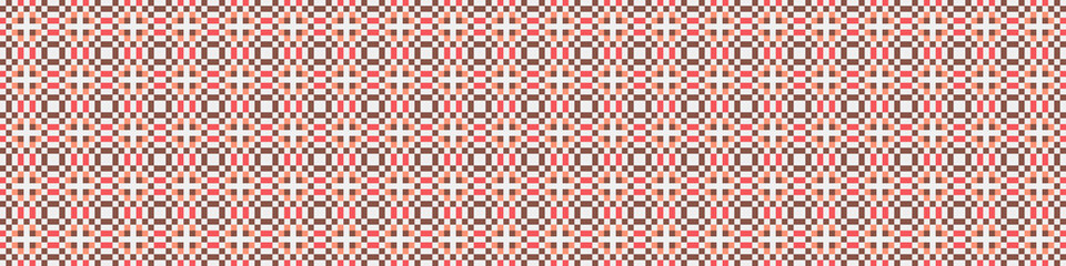 Fototapeta premium Abstract Cross Pattern Dots Logo generative computational art illustration