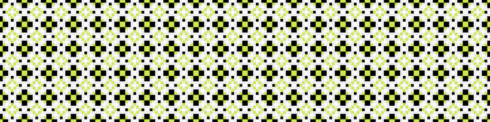 Abstract Cross Pattern Dots Logo generative computational art illustration