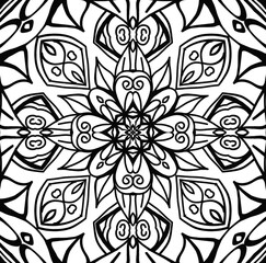 Black and white abstract background, pattern