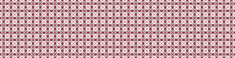 Fototapeta premium Abstract Cross Pattern Dots Logo generative computational art illustration