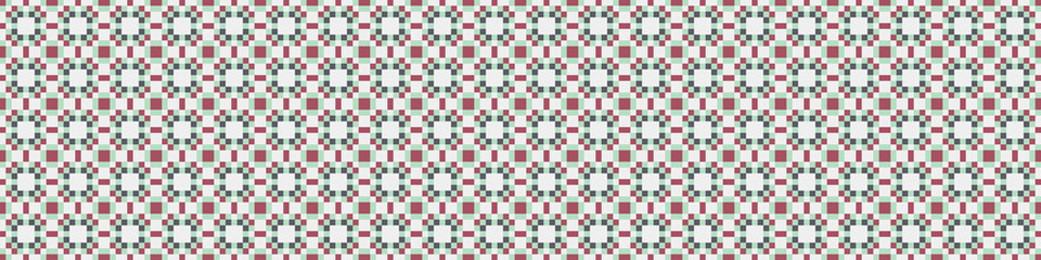 Fototapeta premium Abstract Cross Pattern Dots Logo generative computational art illustration