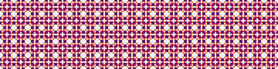 Abstract Cross Pattern Dots Logo generative computational art illustration