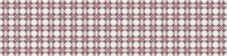 Fototapeta premium Abstract Cross Pattern Dots Logo generative computational art illustration