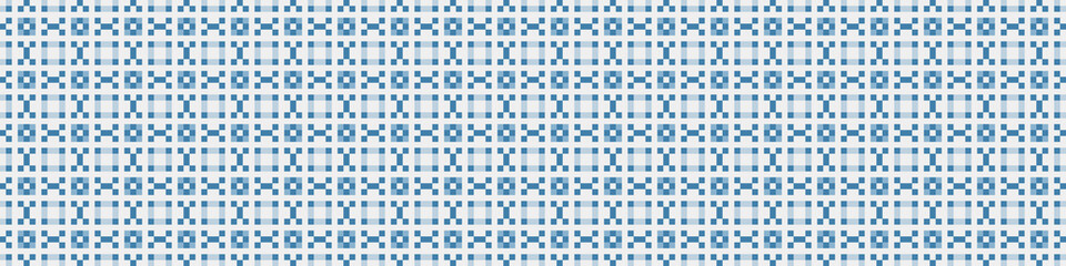 Fototapeta premium Abstract Cross Pattern Dots Logo generative computational art illustration