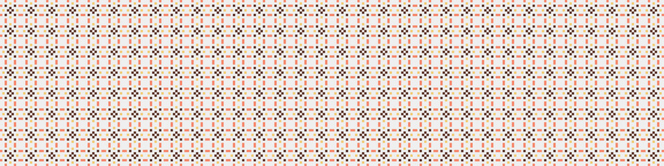 Fototapeta premium Abstract Cross Pattern Dots Logo generative computational art illustration