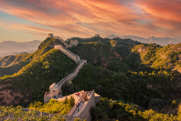 Fototapeta na wymiar Great Wall of China 