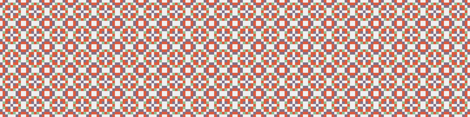 Abstract Cross Pattern Dots Logo generative computational art illustration