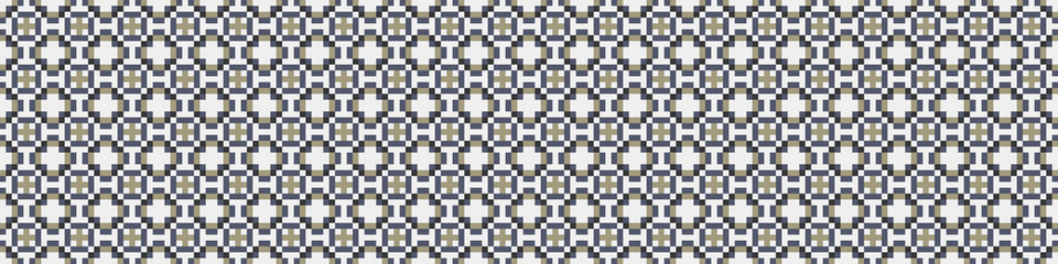 Abstract Cross Pattern Dots Logo generative computational art illustration