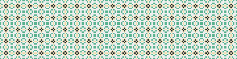 Abstract Cross Pattern Dots Logo generative computational art illustration