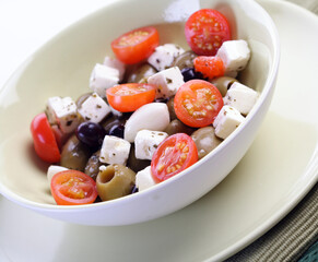 Close up of spring salad