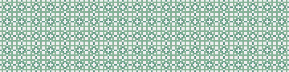 Fototapeta premium Abstract Cross Pattern Dots Logo generative computational art illustration