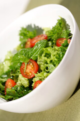 Close up of tomatoes in bowl
