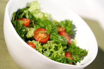 Close up of spring salad