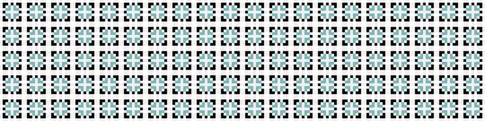 Abstract Cross Pattern Dots Logo generative computational art illustration