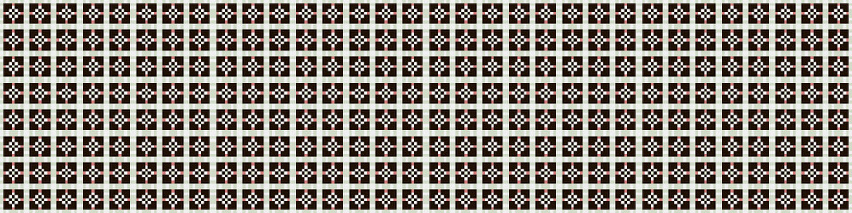 Abstract Cross Pattern Dots Logo generative computational art illustration