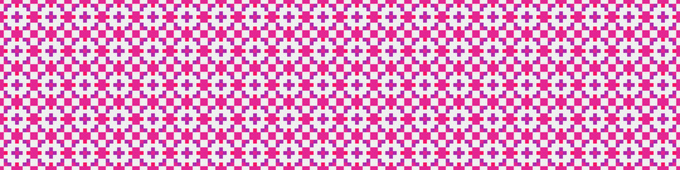 Abstract Cross Pattern Dots Logo generative computational art illustration
