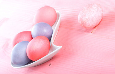 Studio shot of easter eggs