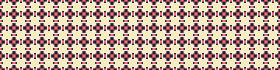 Abstract Cross Pattern Dots Logo generative computational art illustration