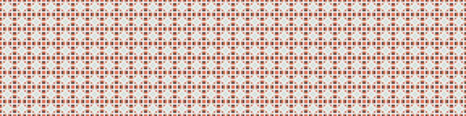 Fototapeta premium Abstract Cross Pattern generative computational art illustration