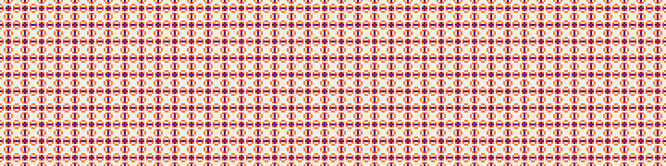 Abstract Cross Pattern Dots Logo generative computational art illustration