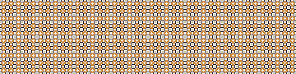 Fototapeta premium Abstract Cross Pattern Dots Logo generative computational art illustration