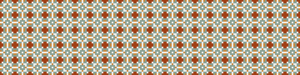 Abstract Cross Pattern Dots Logo generative computational art illustration