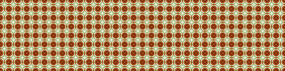 Fototapeta premium Abstract Cross Pattern Dots Logo generative computational art illustration