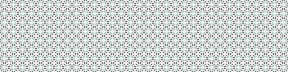 Fototapeta premium Abstract Cross Pattern Dots Logo generative computational art illustration