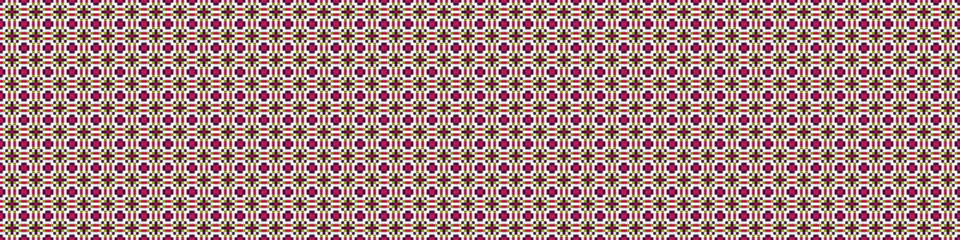 Abstract Cross Pattern Dots Logo generative computational art illustration