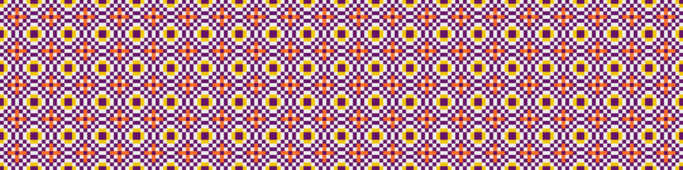 Abstract Cross Pattern Dots Logo generative computational art illustration