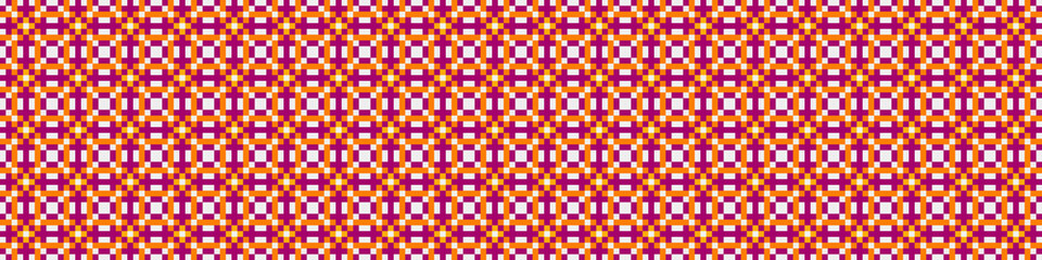 Abstract Cross Pattern Dots Logo generative computational art illustration