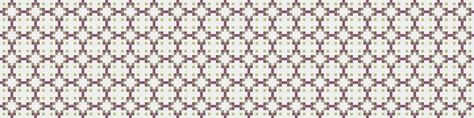 Fototapeta premium Abstract Cross Pattern Dots Logo generative computational art illustration