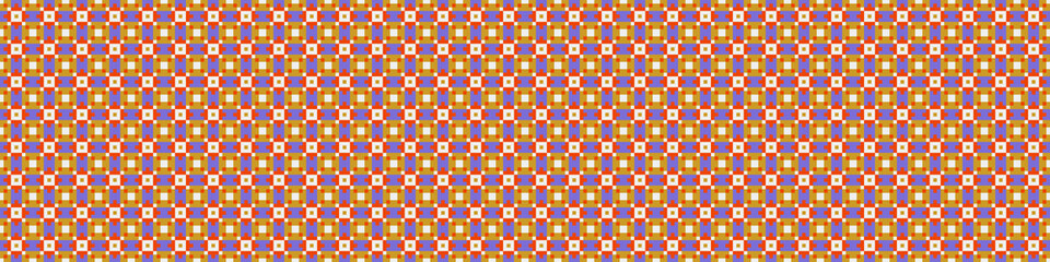 Fototapeta premium Abstract Cross Pattern Dots Logo generative computational art illustration