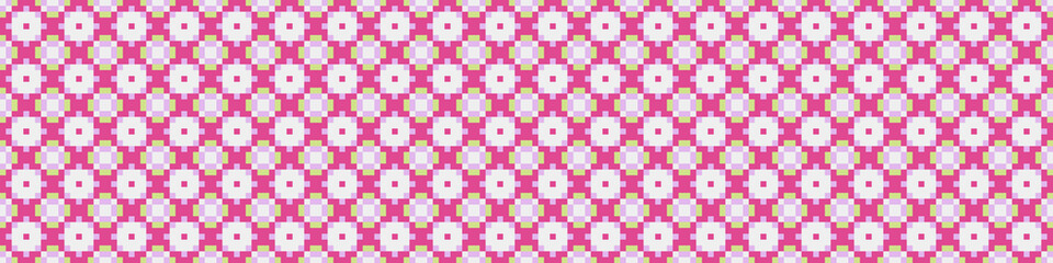 Fototapeta premium Abstract Cross Pattern Dots Logo generative computational art illustration