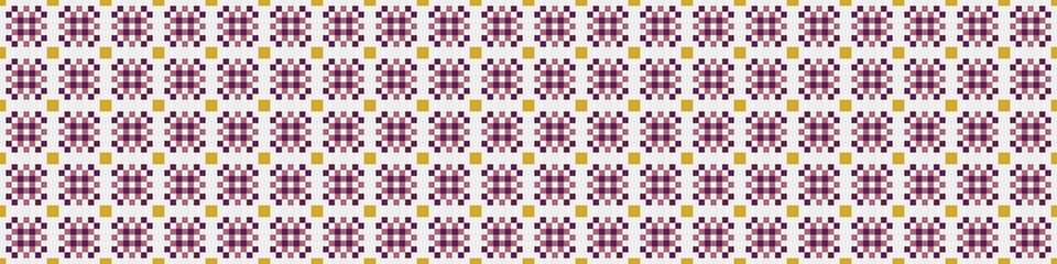 Fototapeta premium Abstract Cross Pattern Dots Logo generative computational art illustration