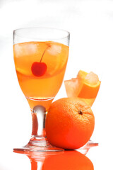 Orange juice - studio shot