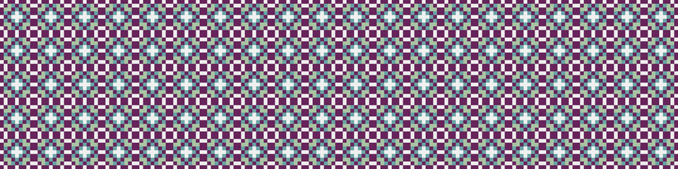 Abstract Cross Pattern Dots Logo generative computational art illustration