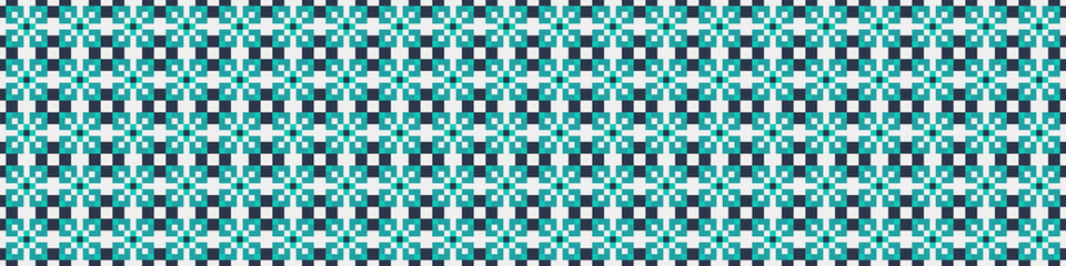 Abstract Cross Pattern Dots Logo generative computational art illustration