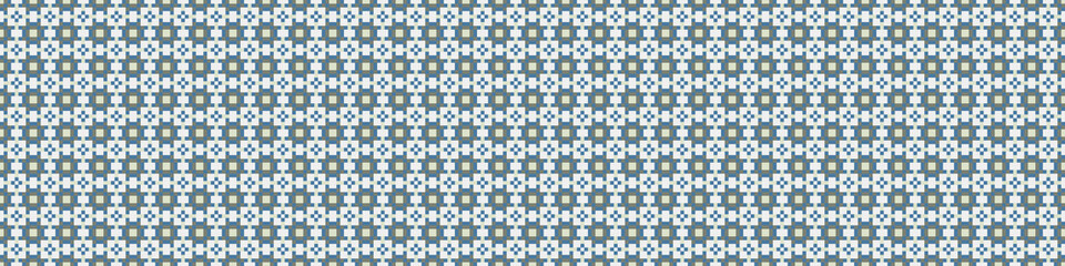 Fototapeta premium Abstract Cross Pattern Dots Logo generative computational art illustration