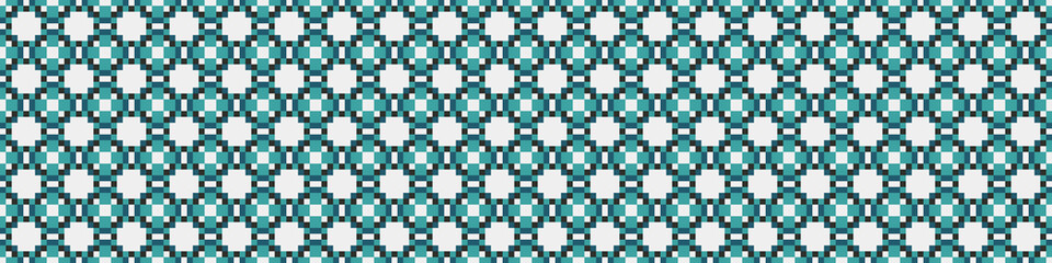 Abstract Cross Pattern Dots Logo generative computational art illustration