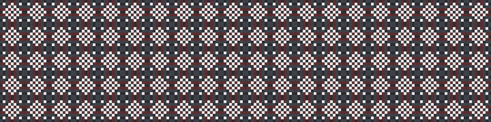 Abstract Cross Pattern Dots Logo generative computational art illustration