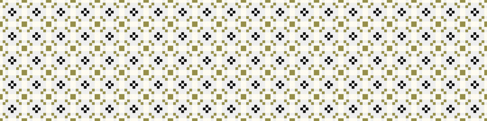 Fototapeta premium Abstract Cross Pattern Dots Logo generative computational art illustration